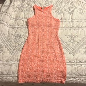 Stretchy sporty dress racer back